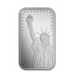 1 oz Silver Bar - Statue of Liberty