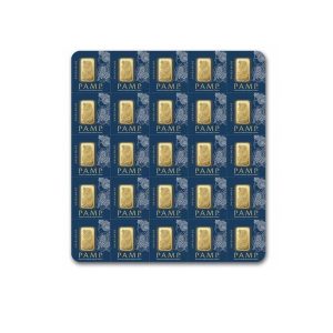 Pamp Suisse, Lady Fortuna 25 x 1 Gram Gold Bar MultiGram