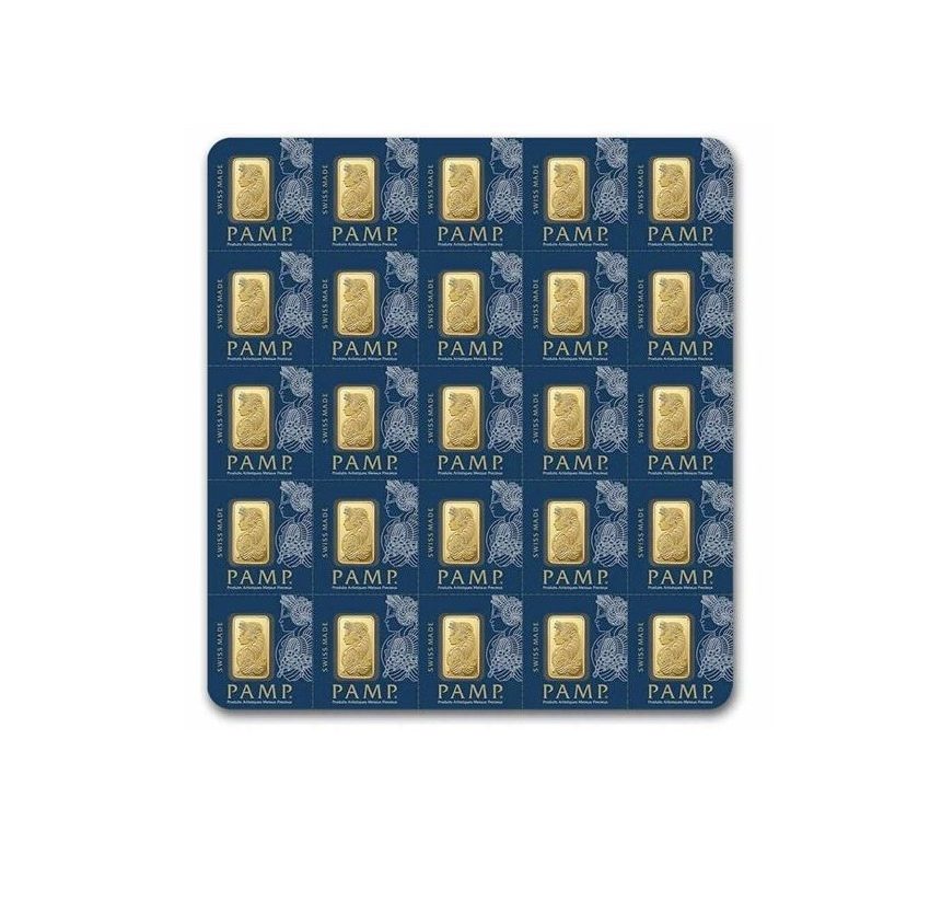 Pamp Suisse, Lady Fortuna 25 x 1 Gram Gold Bar MultiGram