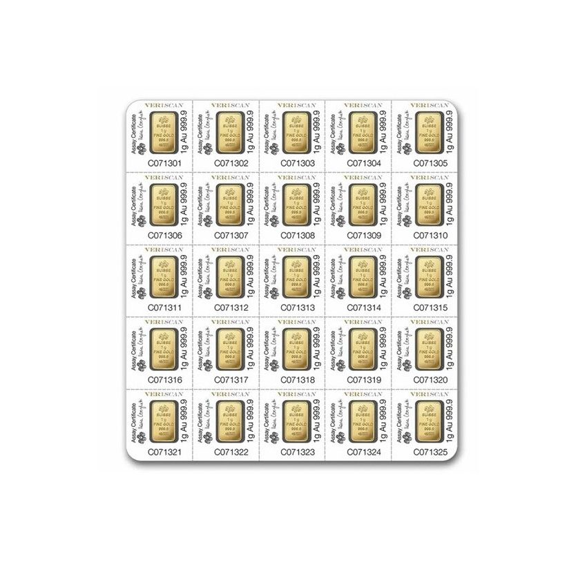 Pamp Suisse, Lady Fortuna 25 x 1 Gram Gold Bar MultiGram - Image 2