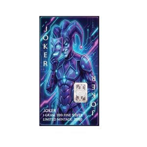 Hayleybug Mint, Joker 1 Gram 999 Fine Silver Bar