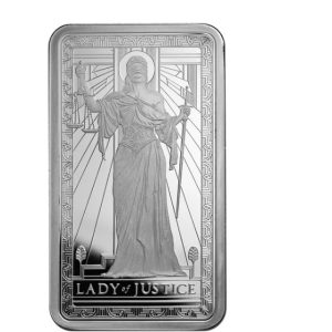 Pamp Suisse, Lady of Justice 1 oz Silver Minted Bar