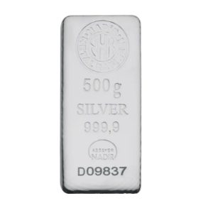 Nadir Refineri, 500 Gram Silver Bar