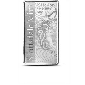 Scottsdale Mint, The Vortex 10 oz Silver Minted Bar