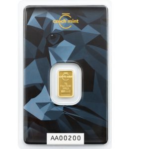 Argor-Heraeus/Czech Mint, Czech Lion 1 Gram Gold Bar
