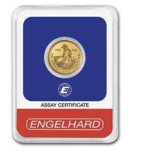 2025 1/10 oz Engelhard Prospector .9999 Gold BU Round