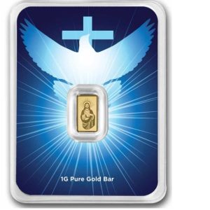 1 Gram Gold Bar - Blessings of Jesus Christ (Dove & Cross TEP)