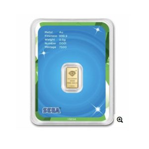 1/2 gram Gold Bar in TEP - Sonic the Hedgehog 35th Anniversary