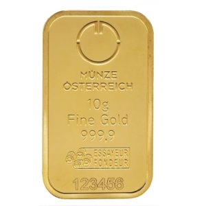 Austrian Mint, 10 Gram Gold Bar
