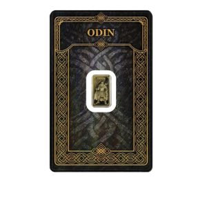 Gods of Germania - Odin - 1/100oz Au999.9 Minted Proof Bar