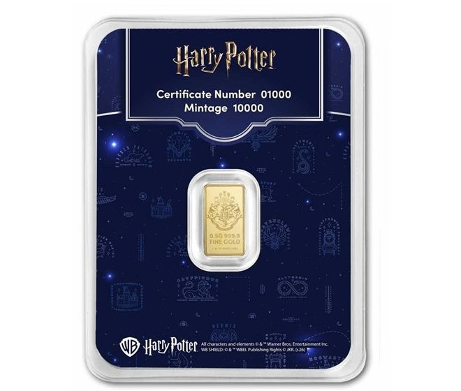 Harry Potter 1/2 gram Gold Bar Harry Potter 25th Anniversary - Image 2