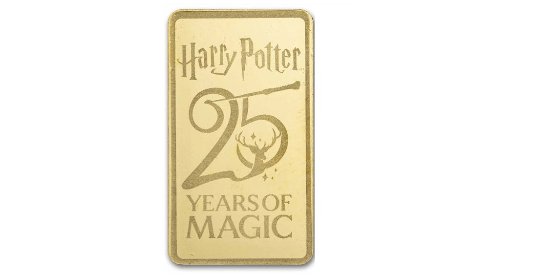 Harry Potter 1/2 gram Gold Bar Harry Potter 25th Anniversary - Image 3