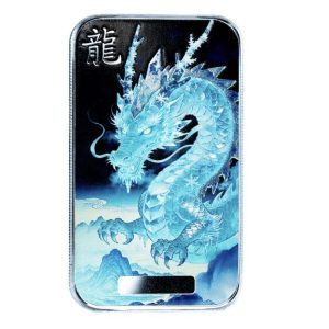 Scottsdale Mint, 2026 Hánshuāng Winter Frost Dragon 1 oz Silver Colorized Bar