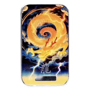 Scottsdale Mint, 2026 Tiāndiàn Lightning Dragon 1 oz Silver Colorized Bar