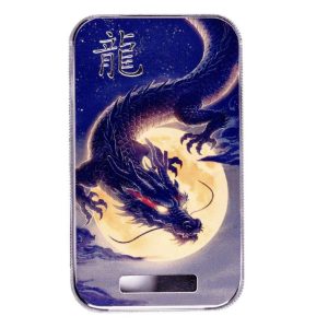 Scottsdale Mint, 2026 Yèqióng Night Sky Dragon 1 oz Silver Colorized Bar