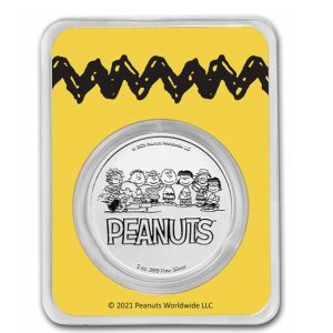 Peanuts® Sunset Surfing Snoopy 1 oz Colorized Silver