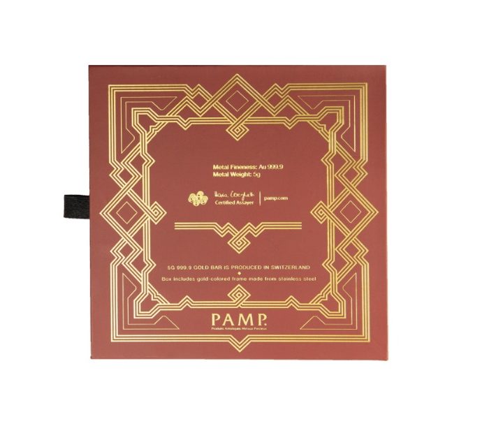 Pamp Suisse, Arabian Camel 5 Gram Gold Bar with Box and Pendant - Image 5