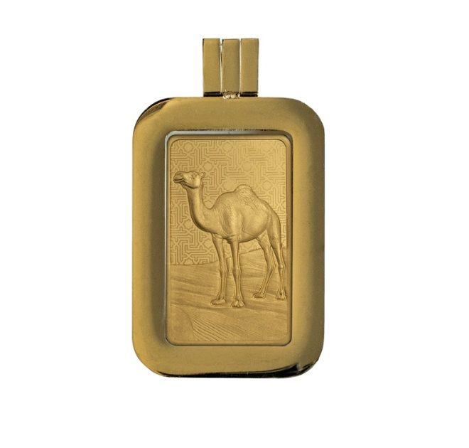 Pamp Suisse, Arabian Camel 5 Gram Gold Bar with Box and Pendant - Image 8