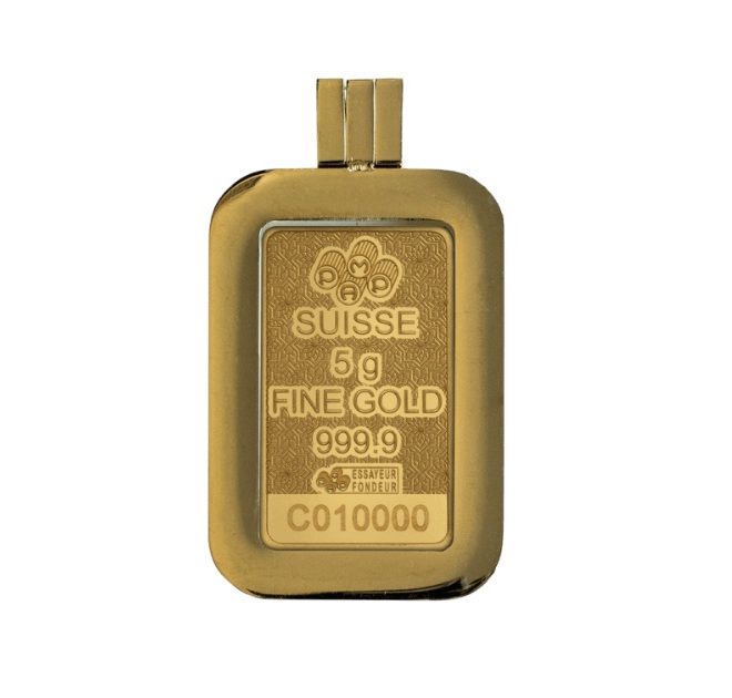 Pamp Suisse, Arabian Camel 5 Gram Gold Bar with Box and Pendant - Image 9