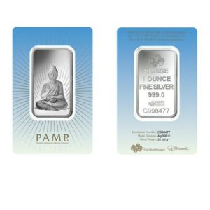 Pamp Suisse, Faith series - Buddha 1 oz .999 Silver Bar