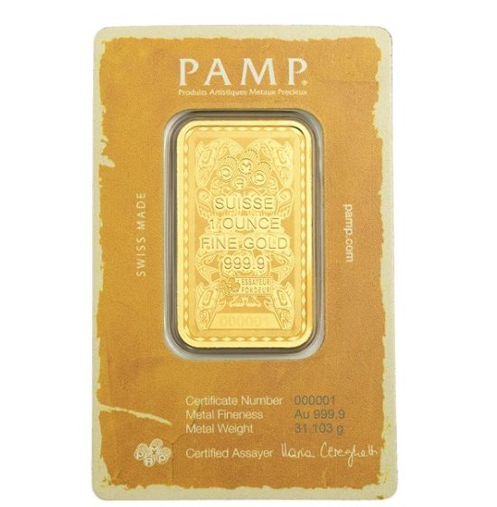 Pamp Suisse, Reflection of America Series - West Coast Kayaker 1 oz .9999 Gold Bar - Image 2