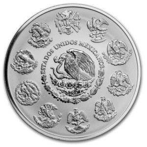 Mexican Mint, 2024 Mexico 5 oz Silver Reverse Proof Libertad in Mint Capsule