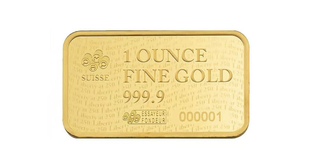 Pamp Suisse, Liberty at 250 1 oz Gold Bar .9999 Fine (in Assay) - Image 4