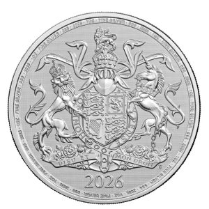 Royal Mint, 2026 Royal Arms 1 oz .999 Silver Coin