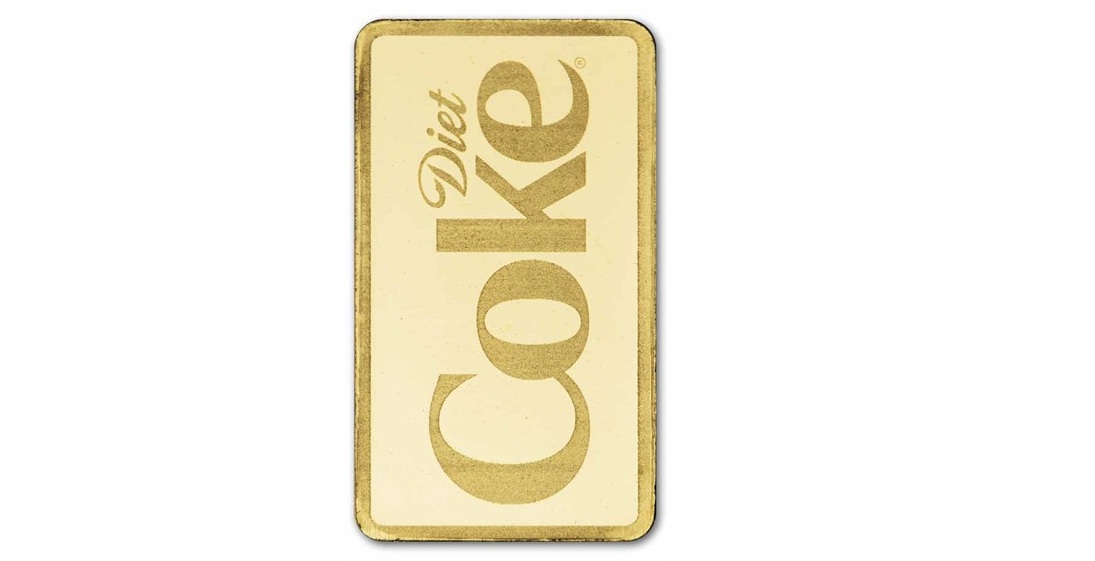 Diet Coke 1 Gram .9999 Gold Bar in TEP - Image 4