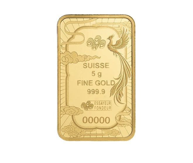 Pamp Suisse, Good Luck Phoenix 5 Gram 0.9999 Gold Bar - Image 4