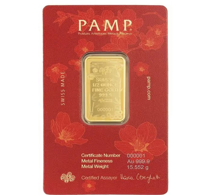 Pamp Suisse, Good Luck Maneki Neko 1/2 oz Gold Bar (Ready stock) - Image 3