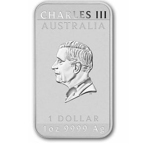 Perth Mint, 2026 Australia Rectangular Lunar Horse 1 oz Colorized Silver Coin Bar in Assay
