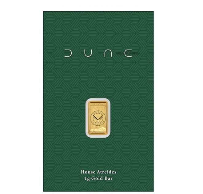 Perth Mint, 2026 Dune - House Atreides 1 Gram .9999 Gold Bar