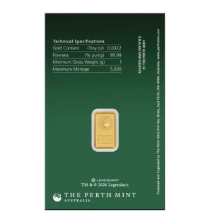 Perth Mint, 2026 Dune - House Atreides 1 Gram .9999 Gold Bar