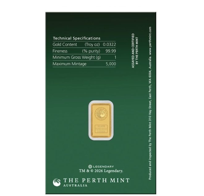 Perth Mint, 2026 Dune - House Atreides 1 Gram .9999 Gold Bar - Image 2