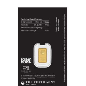 Perth Mint, 2026 Stranger Things 1 Gram .9999 Gold Bar