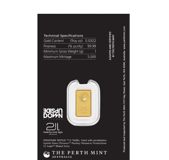 Perth Mint, 2026 Stranger Things 1 Gram .9999 Gold Bar - Image 2