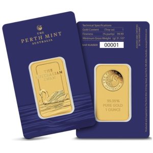 Perth Mint, 2026 Australia Swan 1 oz .9999 Gold Bar