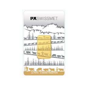 PX Prexinox, La Poya 10 Gram .9999 Gold Minted Bar