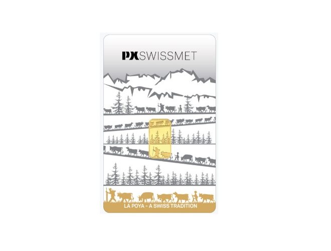 PX Prexinox, La Poya 2 Gram .9999 Gold Minted Bar