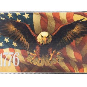Scottsdale Mint, 1776 Bald Eagle 1 oz Silver Colorized Bar