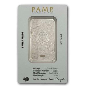 Pamp Suisse, 2026 Niue Nature's Grip Nile Crocodile $2 1 oz Silver Coin Bar