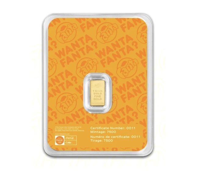 1 Gram Gold Proof-Like Bar in TEP - Fanta (ETA end Nov/early Dec) - Image 2