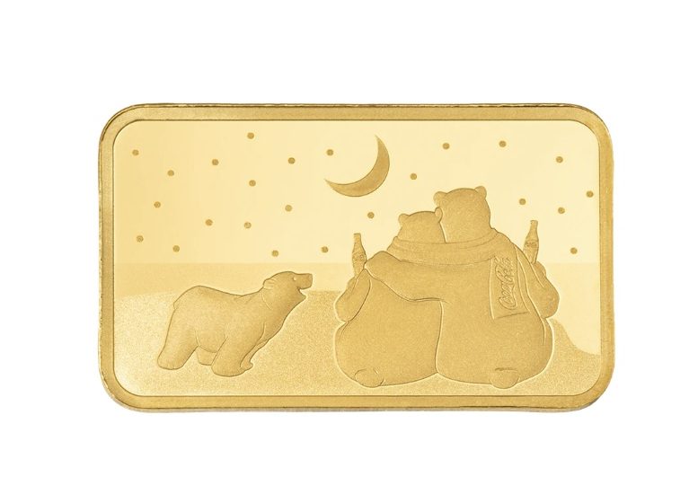 Pamp Suisse, Coca-Cola® Polar Bear 3 5 Gram .9999 Gold Bar (ETA end Nov/early Dec) - Image 3
