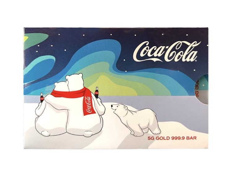Pamp Suisse, Coca-Cola® Polar Bear 3 5 Gram .9999 Gold Bar (ETA end Nov/early Dec) - Image 5