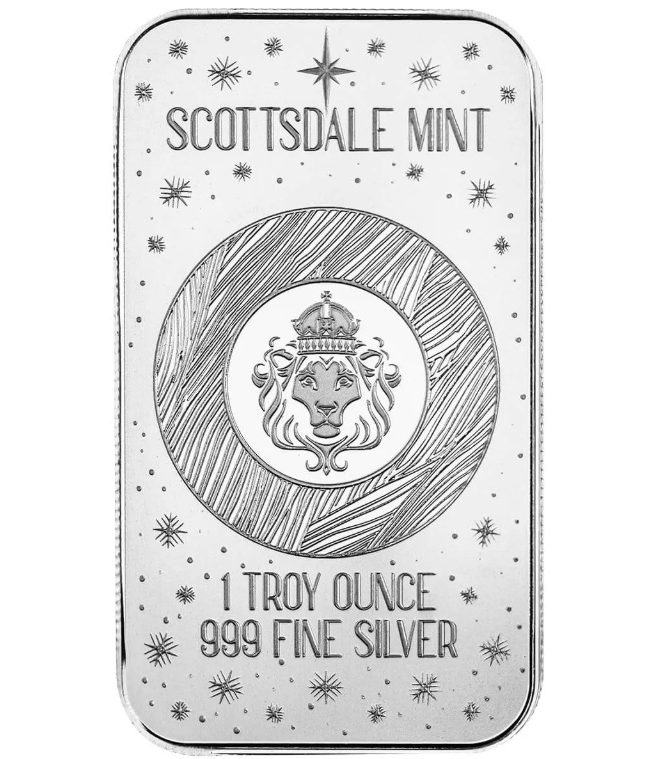 Scottsdale Mint, Christmas Collection - Christmas Church 1 oz Silver Colorized Bar - Image 2