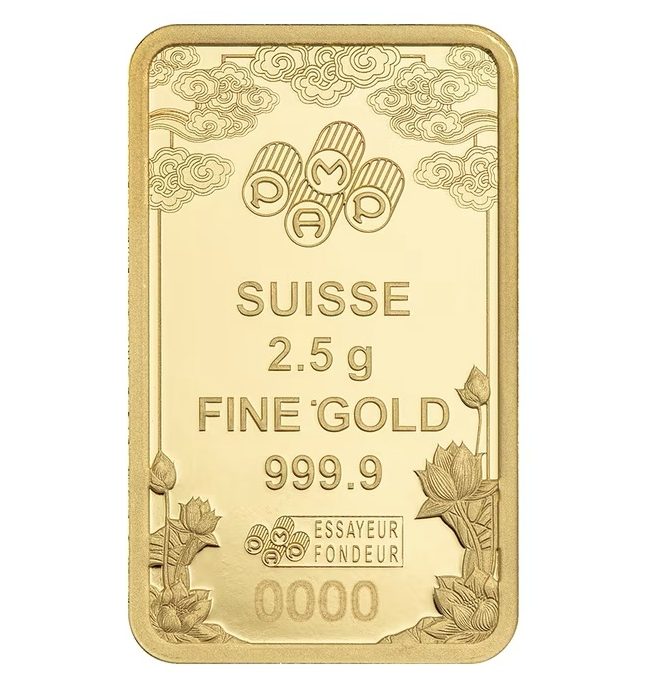 Pamp Suisse, Good Luck Yellow Dragon 2.5 Gram .9999 Gold Proof Like Bar (Ready Stock) - Image 7