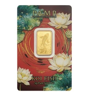 Pamp Suisse, 2026 Koi Fish 5 Gram Gold Bar (ETA end Nov/early Dec)