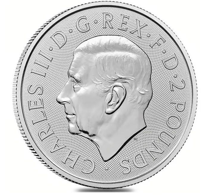 Royal Mint, 2027 Great Britain 1 oz Silver Britannia Coin BU - Image 2