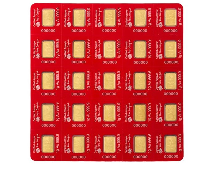 Pamp Suisse, Diwali Lakshmi and Sacred Cow 25 x 1 Gram Multigram Gold Bar in Assay (ETA end Nov/early Dec) - Image 2
